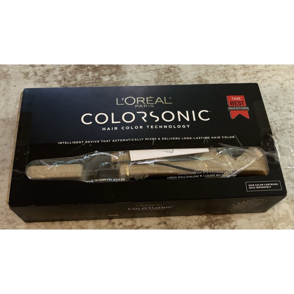 L’Oréal Paris Colorsonic Hair Color Device Open Box Never Used Complete Kit